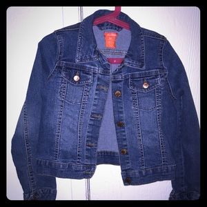 Girls denim jacket, size M (7/8)